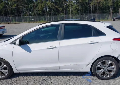 2013 Hyundai Elantra Gt Base W/Blue из США, поврежденный, VIN KMHD35LE9DU141561